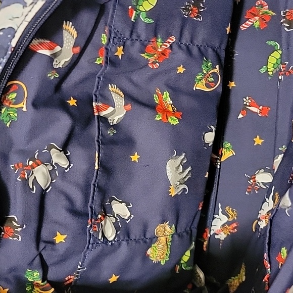 Vera Bradley Small Vera Tote. “ Snow Globes” NWT - Picture 7 of 10